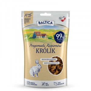 BALTICA Przysmaki regionów Monoprotein Rabbit - leckerli für hunde - 80g