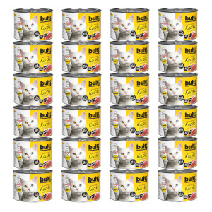 BULTI Rich in duck - nassfutter für Katzen - 24x200g