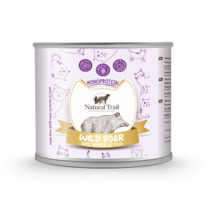 NATURAL TRAIL Cat Monoprotein Wild boar - nassfutter für Katzen - 185g