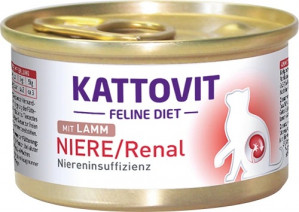 KATTOVIT Feline Diet Niere/Renal Lamb - nassfutter für Katzen - 85g