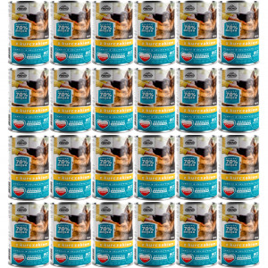 FRENDI mit Huhn Stücke in feiner Soße - Nassfutter für Hunde - 24x1250g