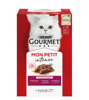 GOURMET Mon Petit Meat Mix - Katzen Nassfutter - 6 x 50 g 