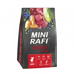 RAFI Mini with beef - trockenfutter für Hunde - 3kg