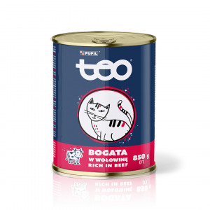TEO Rich in beef - nassfutter für Katzen - 850g