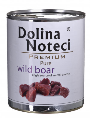 DOLINA NOTECI Premium Pure reich an Wild - Nassfutter für Hunde - 800g