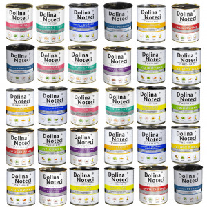 DOLINA NOTECI Premium MIX 10 GESCHMACKSRICHTUNGEN - Nassfutter für Hunde - 30x800g