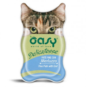 OASY Delicatesse Fine paté with Cod - nassfutter für Katzen - 85g