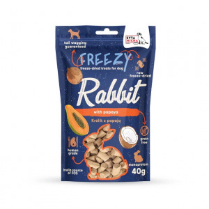 SYTA MICHA Freezy Rabbit with papaya - leckerli für hunde - 40g