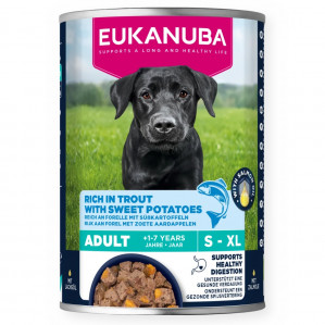 EUKANUBA Life Care Rich in trout and sweet potatoes - Nassfutter für Hunde - 400g