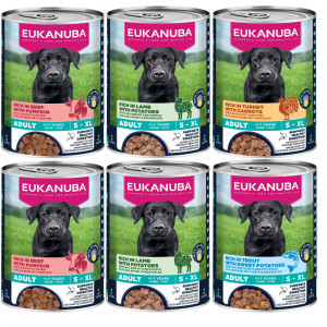EUKANUBA Life Care MIX Sorten - Nassfutter für Hunde - 6x400g