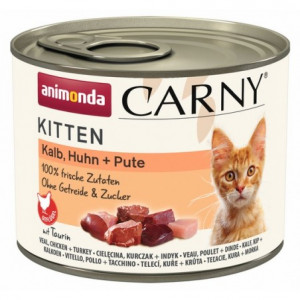 ANIMONDA Carny Kitten Veal, chicken, turkey - nassfutter für Katzen - 200g