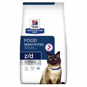 HILL'S Prescription Diet Food Sensitivities z/d Feline - Trockenfutter für Katzen - 3 kg