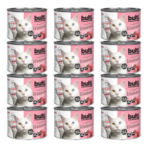 BULTI Rich in beef - nassfutter für Katzen - 12x200g