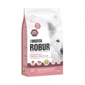BOZITA Robur Sensitive Single Protein Salmon - trockenfutter für Hunde - 3kg
