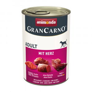 ANIMONDA GranCarno Adult with hearts - nassfutter für Hunde - 400g
