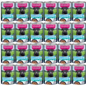 EUKANUBA Life Care Reich an Forelle und Süßkartoffeln - Nassfutter für Hunde - 24x400g