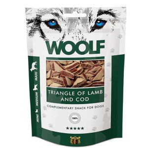 WOOLF Lamb with cod - leckerli für hunde - 100g