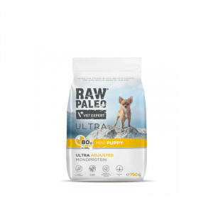 RAW PALEO Ultra Mini Puppy Turkey - Trockenfutter für Welpen - 750 g