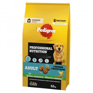 PEDIGREE Professional Nutrition Adult with poultry and vegetables, medium and large breeds - trockenfutter für Hunde - 12kg