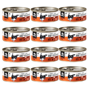 3COTY Turkey with duck - nassfutter für Katzen - 12x80g