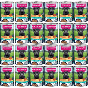EUKANUBA Life Care Reich an Truthahn und Karotte - Nassfutter für Hunde - 24x400g