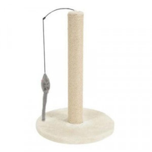 Zolux Katzenkratzbaum mit Spielzeug 63 cm - beige 