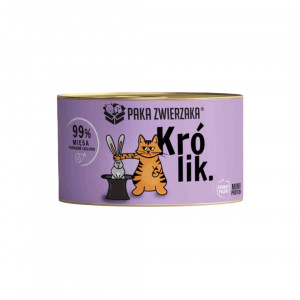 PAKA ZWIERZAKA Rabbit - nassfutter für Katzen - 200g