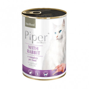 PIPER Sterilised Rabbit - nassfutter für Katzen - 400g