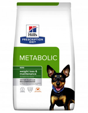 HILL'S PRESCRIPTION DIET Canine Metabolic Mini Hundetrockenfutter Huhn 1 kg
