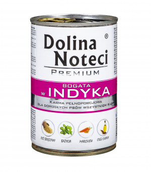 DOLINA NOTECI Premium Rich in turkey - Nassfutter für Hunde - 400 g