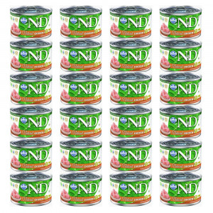 FARMINA N&D Cat Natural Huhn - Nassfutter für Katzen - 24x140 g