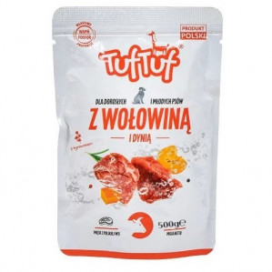 TUF TUF Beef with pumpkin - Nassfutter für Hunde - 500g