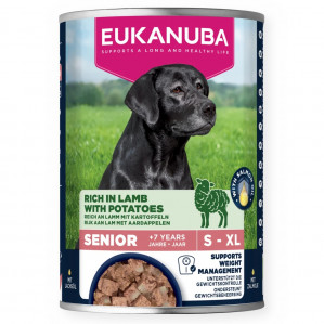 EUKANUBA Life Care Senior Rich in lamb with potatoes - Nassfutter für Hunde - 400g