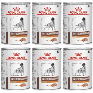 ROYAL CANIN Veterinary Diet Canine Gastrointestinal Low Fat – Nassfutter für Hunde – 6×420 g
