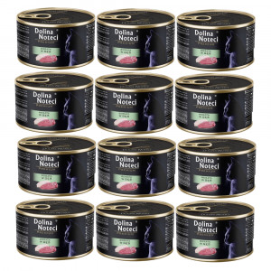 DOLINA NOTECI Premium-Nassfutter mit Gänsefleisch - 12x185g