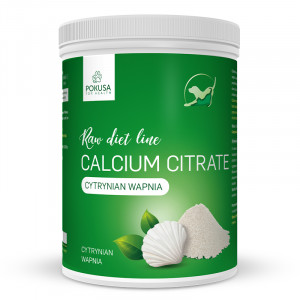 POKUSA RawDietLine Calcium Citrate - nahrungsergänzungsmittel für hunde und katzen - 1000g