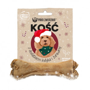 PAKA ZWIERZAKA Bone with turkey and cranberries 12cm - leckerli für hunde - 55g