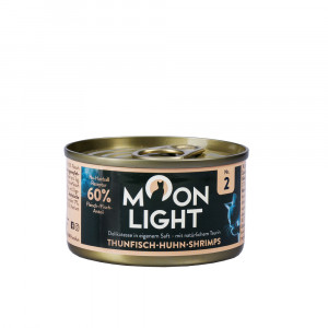 MOONLIGHT Dinner nr 2 Tuna, chicken and shrimps - nassfutter für Katzen - 80g