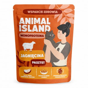 ANIMAL ISLAND Mono Lamb - nassfutter für Katzen - 100g