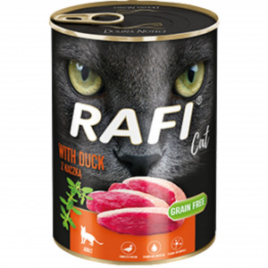 Dolina Noteci Rafi mit Ente - Nassfutter für Katzen - 400g