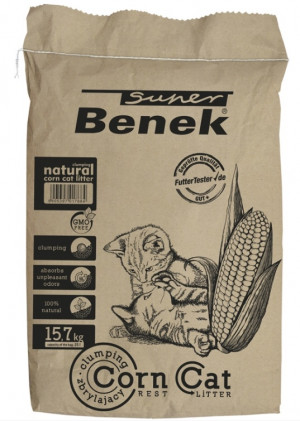 Certech Super Benek Corn Cat - Katzenstreu Mais Klumpend 25 l