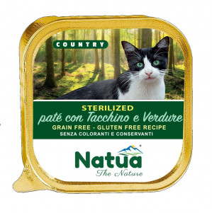NATUA Country Sterilised Turkey with vegetables - nassfutter für Katzen - 100g