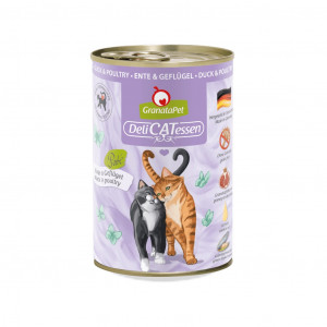 GRANATAPET DeliCATessen Duck and poultry - nassfutter für Katzen - 400g
