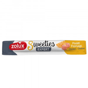 ZOLUX Sweeties Huhn und Käse - Leckerli für Hunde - 14g