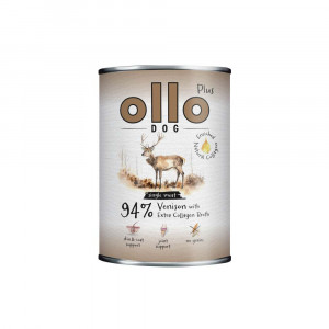 OLLO Plus Collagen Deer - Nassfutter für Hunde - 400g