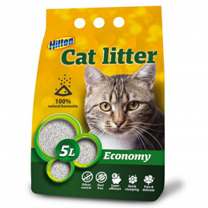 HILTON bentonite economy klumpende Katzenstreu - 5 l