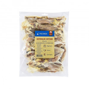 PETMEX Hundekauartikel Kaninchenohr mit Fell 500g