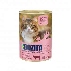 BOZITA Rinderpastete - Nassfutter für Katzen - 400g