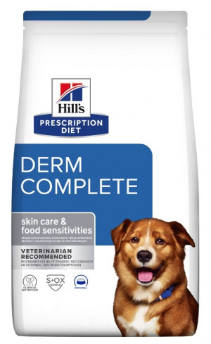 HILL'S Prescription Diet Derm Complete - trockenfutter für Hunde - 1,5kg