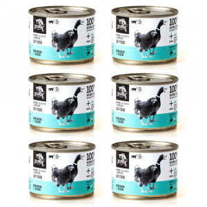3COTY 12. Chicken with duck - nassfutter für Katzen - 6x180g